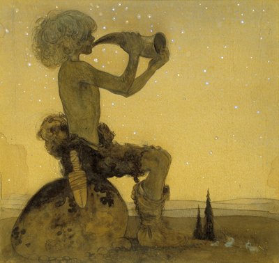 A Fairy Shepherd, 1910 by John Bauer